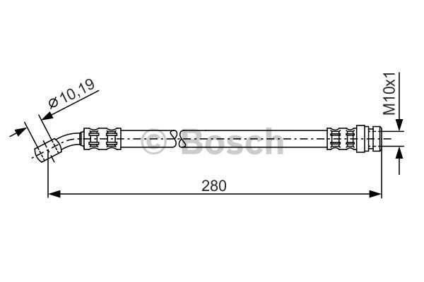 BOSCH Тормозной шланг 1 987 476 772