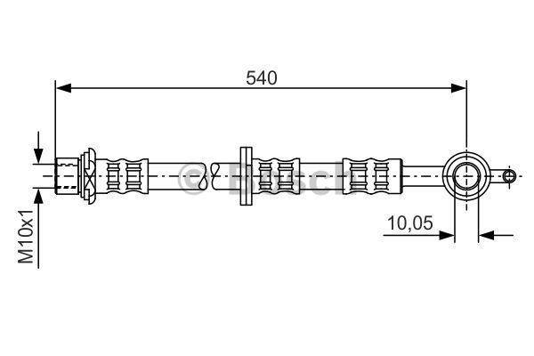 BOSCH Pidurivoolik 1 987 476 837