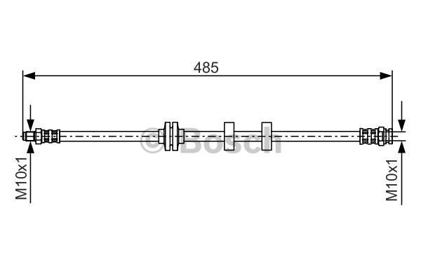 BOSCH Pidurivoolik 1 987 476 860