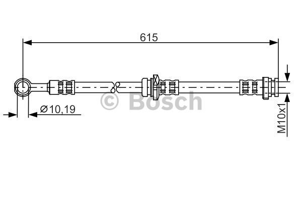 BOSCH Тормозной шланг 1 987 476 997