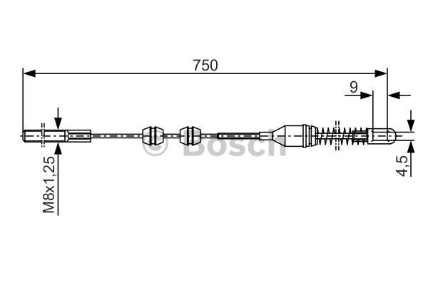 BOSCH Tross,seisupidur 1 987 477 140