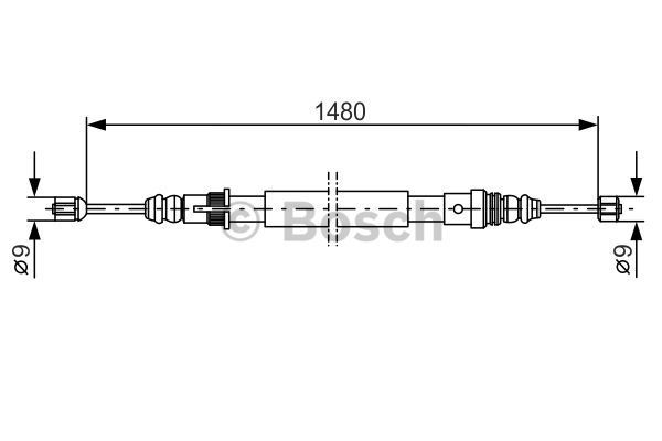 BOSCH Tross,seisupidur 1 987 477 153