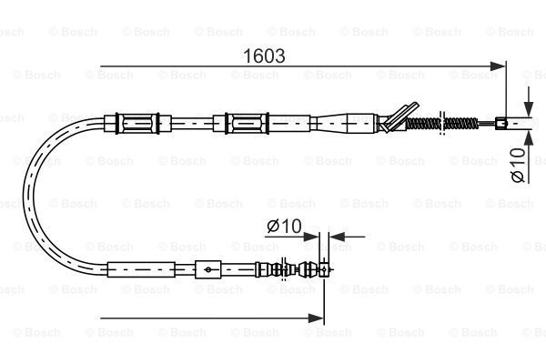 BOSCH Tross,seisupidur 1 987 477 409