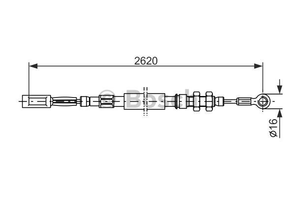 BOSCH Tross,seisupidur 1 987 477 421