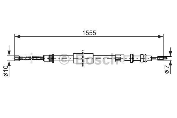 BOSCH Tross,seisupidur 1 987 477 452