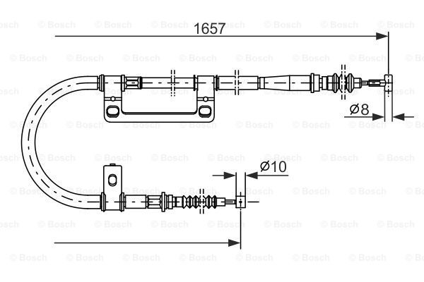 BOSCH Tross,seisupidur 1 987 477 501