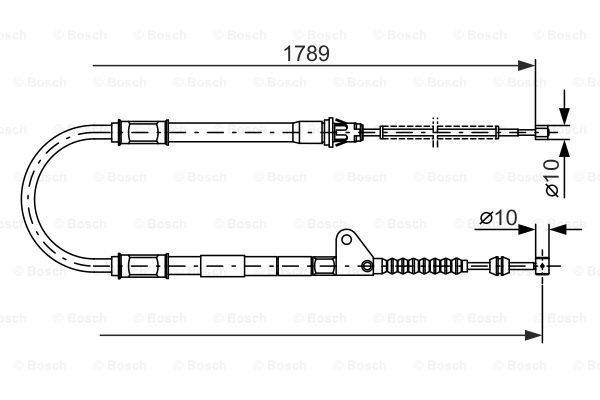 BOSCH Tross,seisupidur 1 987 477 540