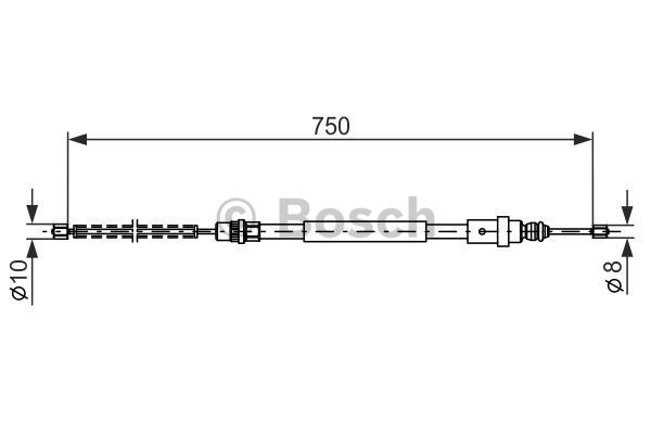 BOSCH Tross,seisupidur 1 987 477 571