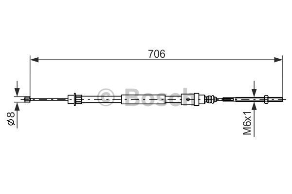 BOSCH Tross,seisupidur 1 987 477 578