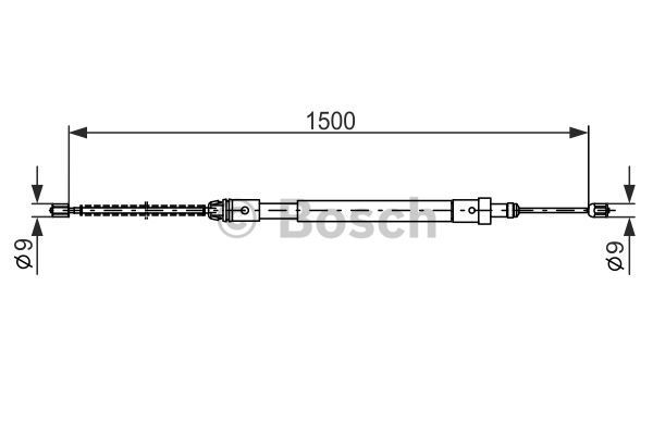 BOSCH Tross,seisupidur 1 987 477 581