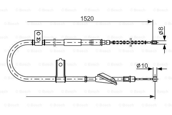 BOSCH Tross,seisupidur 1 987 477 613