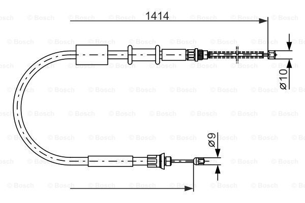 BOSCH Tross,seisupidur 1 987 477 655