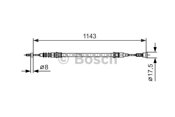 BOSCH Tross,seisupidur 1 987 477 669