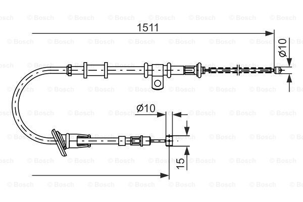 BOSCH Tross,seisupidur 1 987 477 676