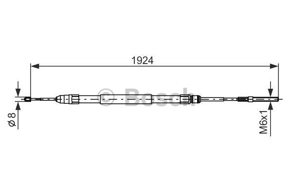 BOSCH Tross,seisupidur 1 987 477 693