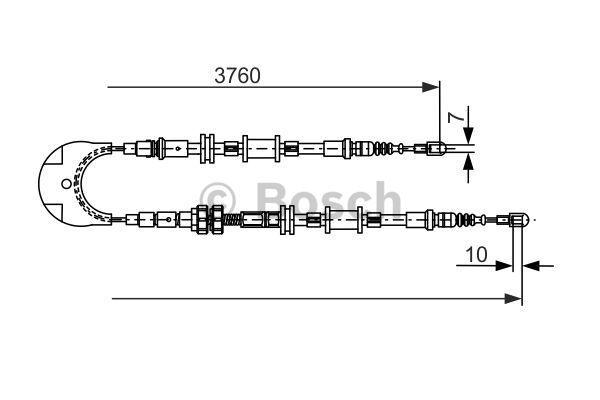 BOSCH Tross,seisupidur 1 987 477 735