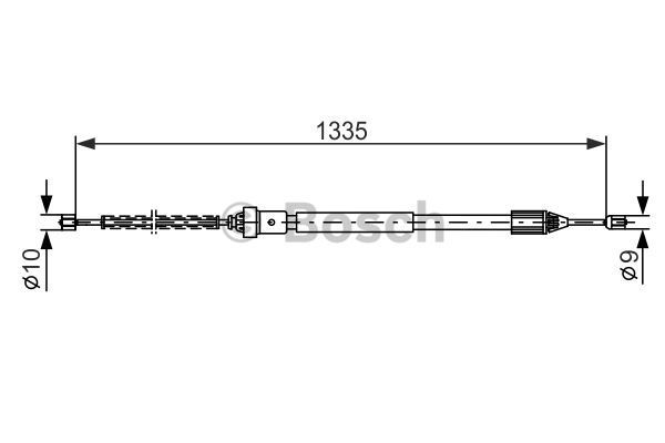 BOSCH Tross,seisupidur 1 987 477 783