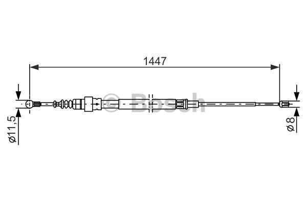 BOSCH Tross,seisupidur 1 987 477 802