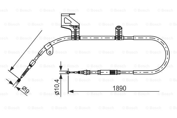 BOSCH Tross,seisupidur 1 987 477 803