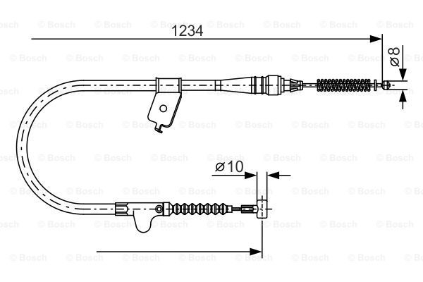 BOSCH Tross,seisupidur 1 987 477 816