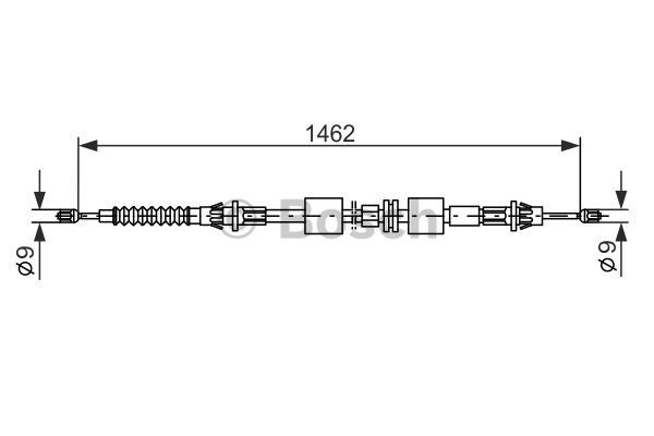 BOSCH Tross,seisupidur 1 987 477 836