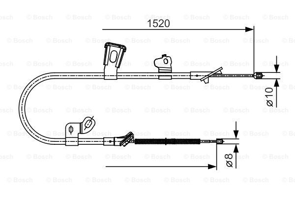 BOSCH Tross,seisupidur 1 987 477 918