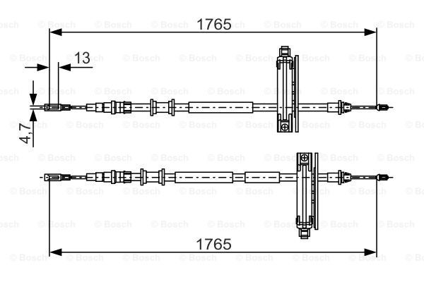 BOSCH Tross,seisupidur 1 987 477 933