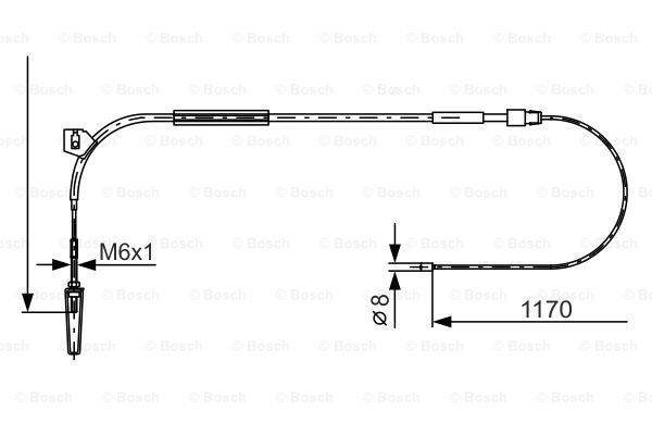 BOSCH Tross,seisupidur 1 987 477 961