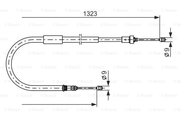 BOSCH Tross,seisupidur 1 987 477 964