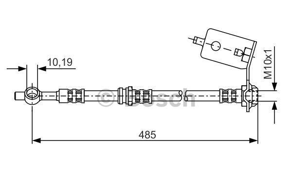 BOSCH Pidurivoolik 1 987 481 050