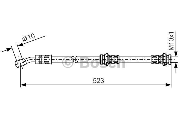 BOSCH Тормозной шланг 1 987 481 099