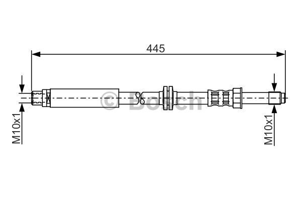 BOSCH Pidurivoolik 1 987 481 179