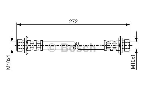 BOSCH Тормозной шланг 1 987 481 307