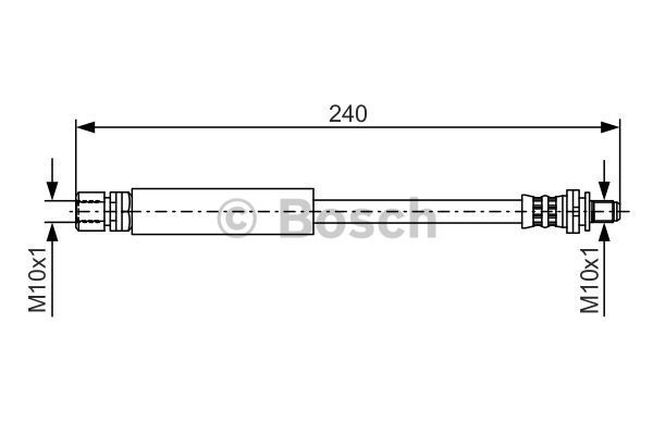 BOSCH Pidurivoolik 1 987 481 352