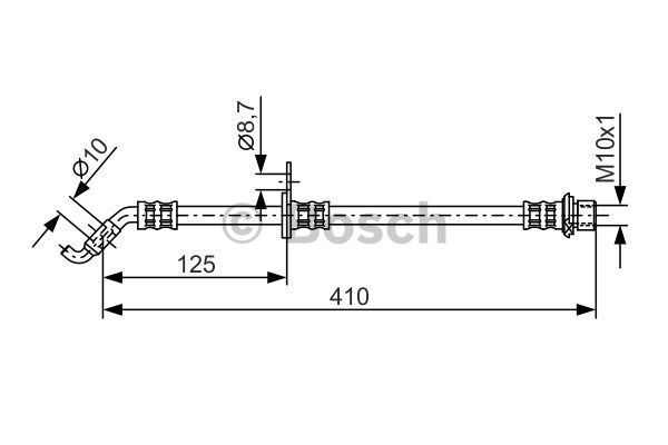 BOSCH Тормозной шланг 1 987 481 361