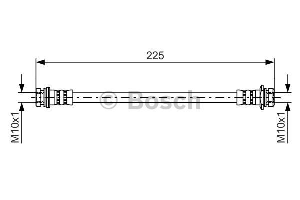 BOSCH Pidurivoolik 1 987 481 387