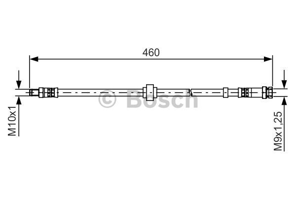 BOSCH Pidurivoolik 1 987 481 465