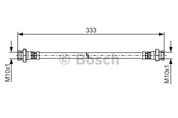 BOSCH Pidurivoolik 1 987 481 478