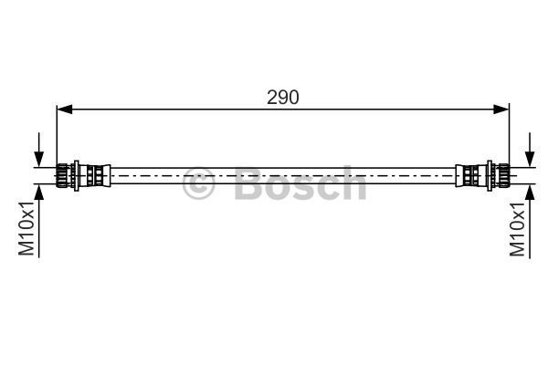 BOSCH Pidurivoolik 1 987 481 502