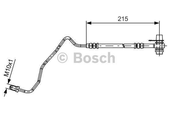 BOSCH Тормозной шланг 1 987 481 532