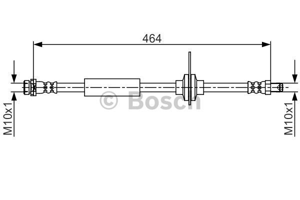 BOSCH Pidurivoolik 1 987 481 702