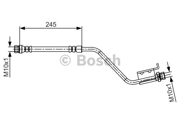 BOSCH Тормозной шланг 1 987 481 717