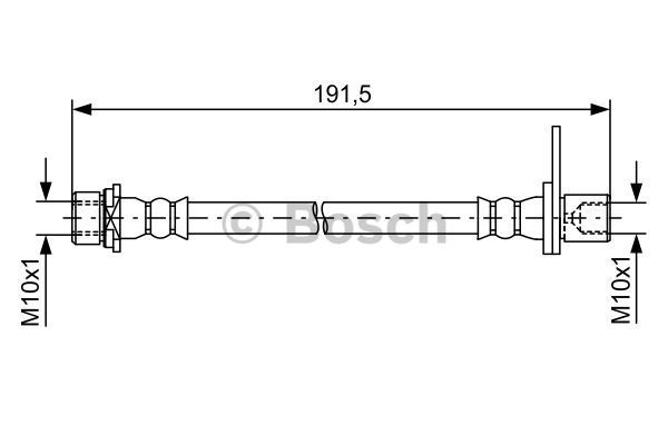 BOSCH Тормозной шланг 1 987 481 738