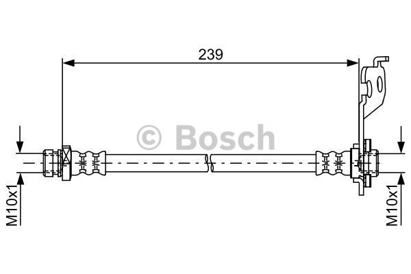 BOSCH Pidurivoolik 1 987 481 761