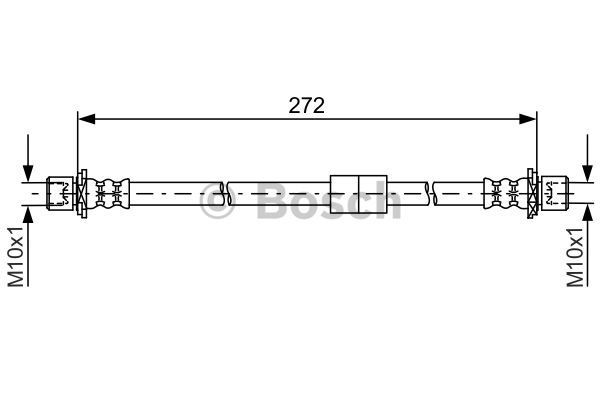 BOSCH Тормозной шланг 1 987 481 775