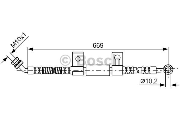 BOSCH Pidurivoolik 1 987 481 796