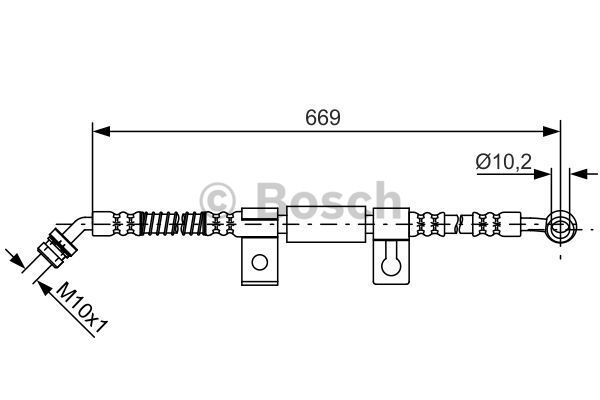 BOSCH Pidurivoolik 1 987 481 797