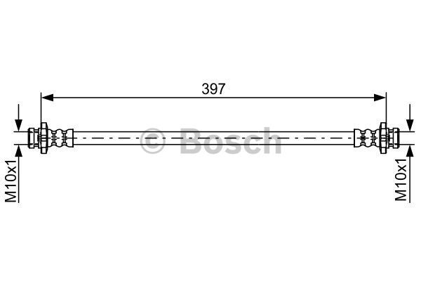 BOSCH Pidurivoolik 1 987 481 825