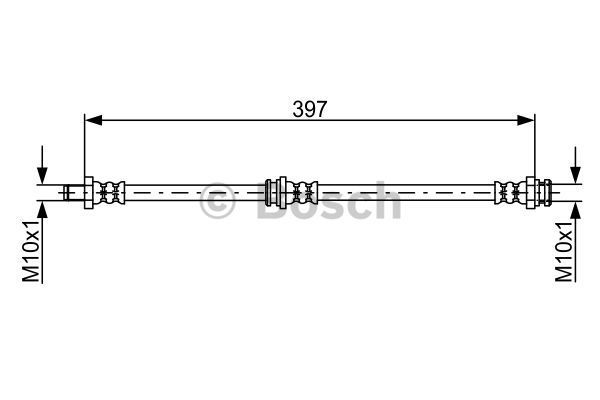 BOSCH Pidurivoolik 1 987 481 852