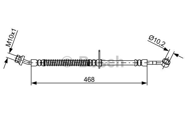 BOSCH Pidurivoolik 1 987 481 867